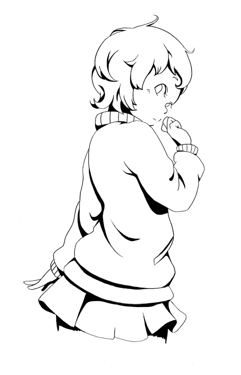 ペン入れ